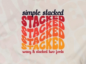 Build a Simple Stacked Font for Your Designs