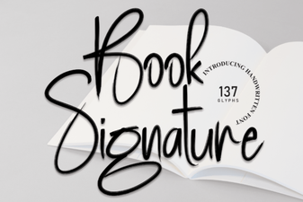 Handcrafted Signature Fonts for Your Favorite Books