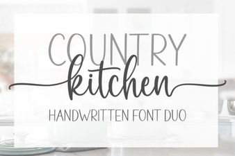 Country Kitchen Fonts: Rustic Style for Modern Projects